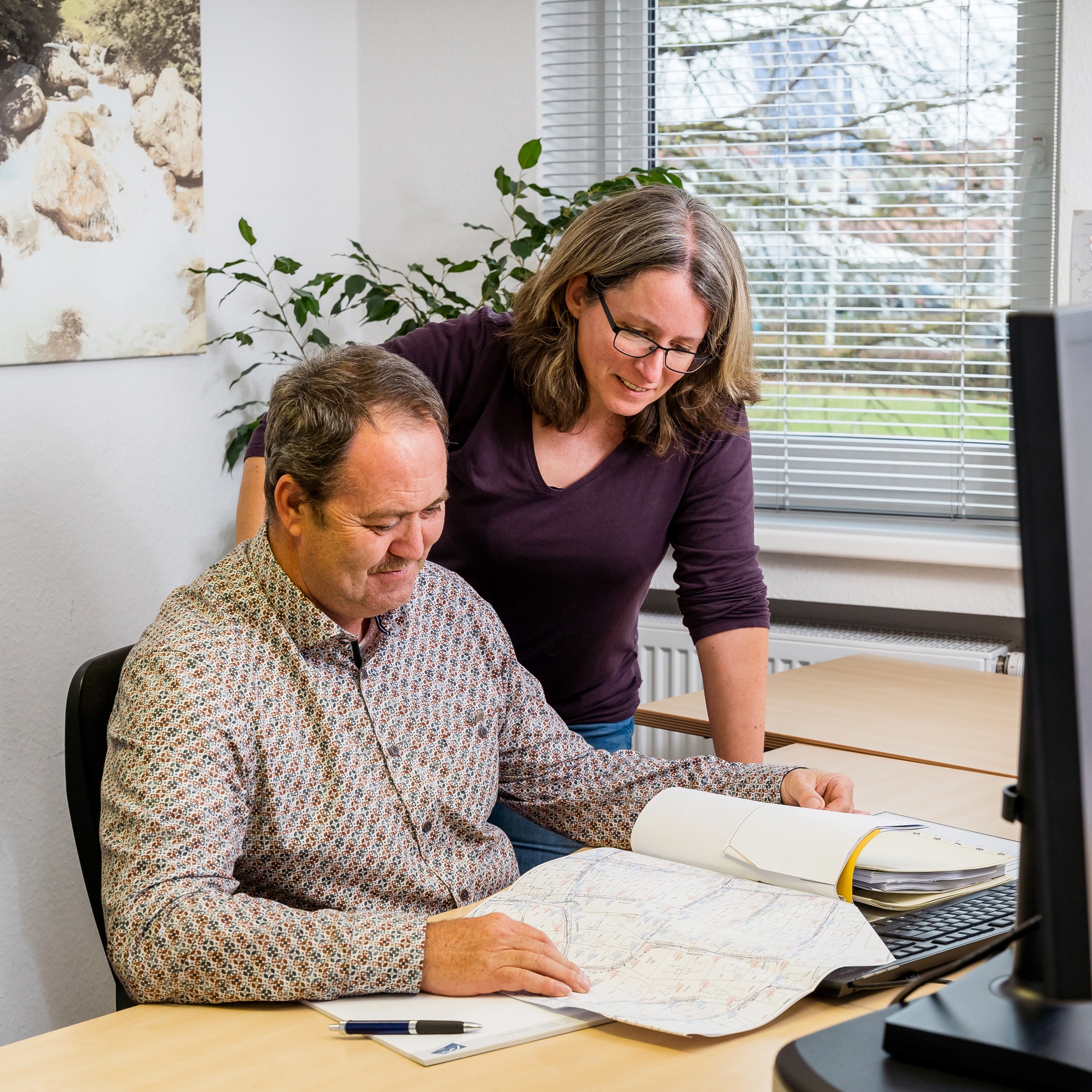 Gemeinsame Planungsbesprechung im Ingenieurbüro Alka